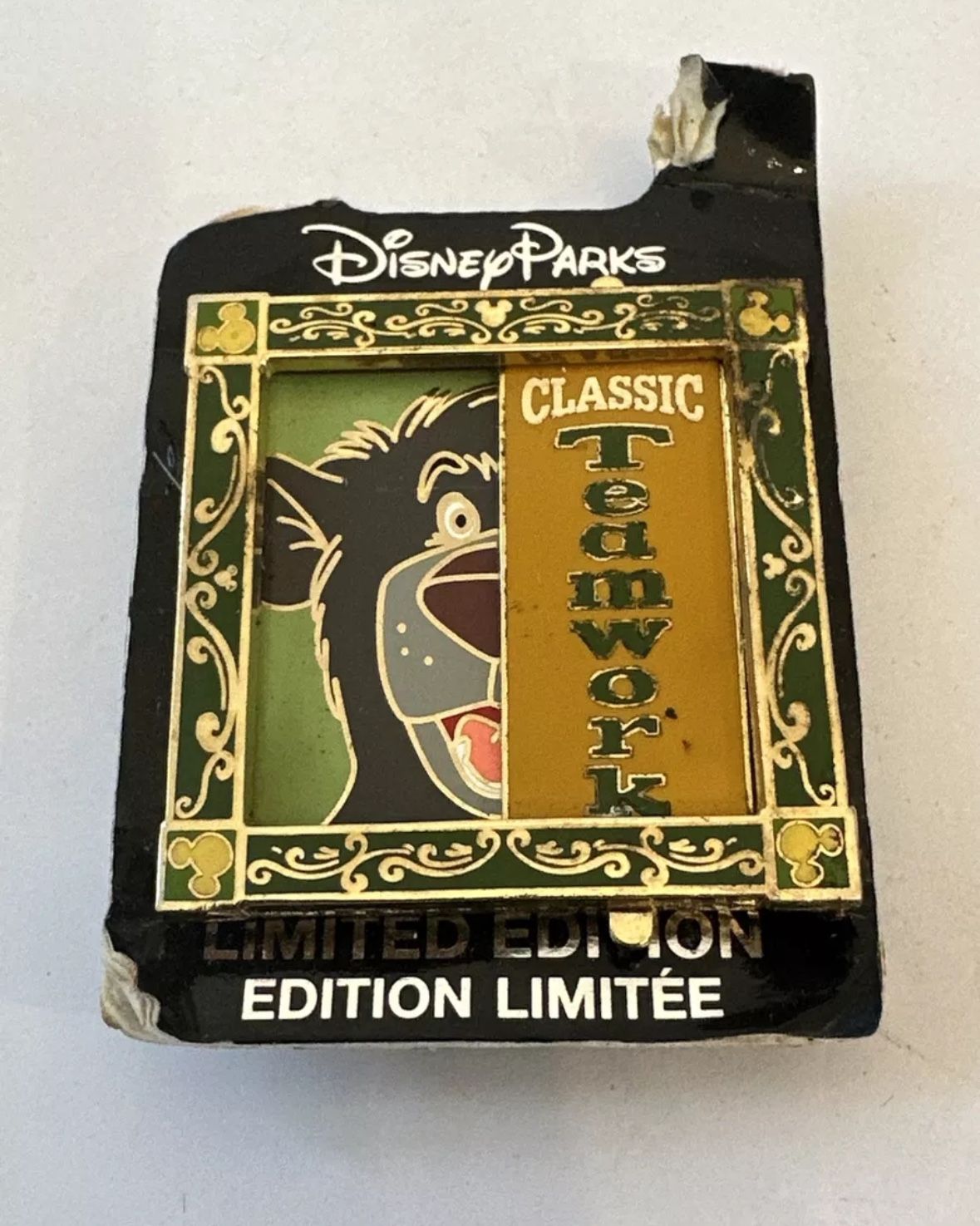 Cast Exclusive Classic Teamwork 2017 Baloo & Mowgli Junglebook LE Disney Pin