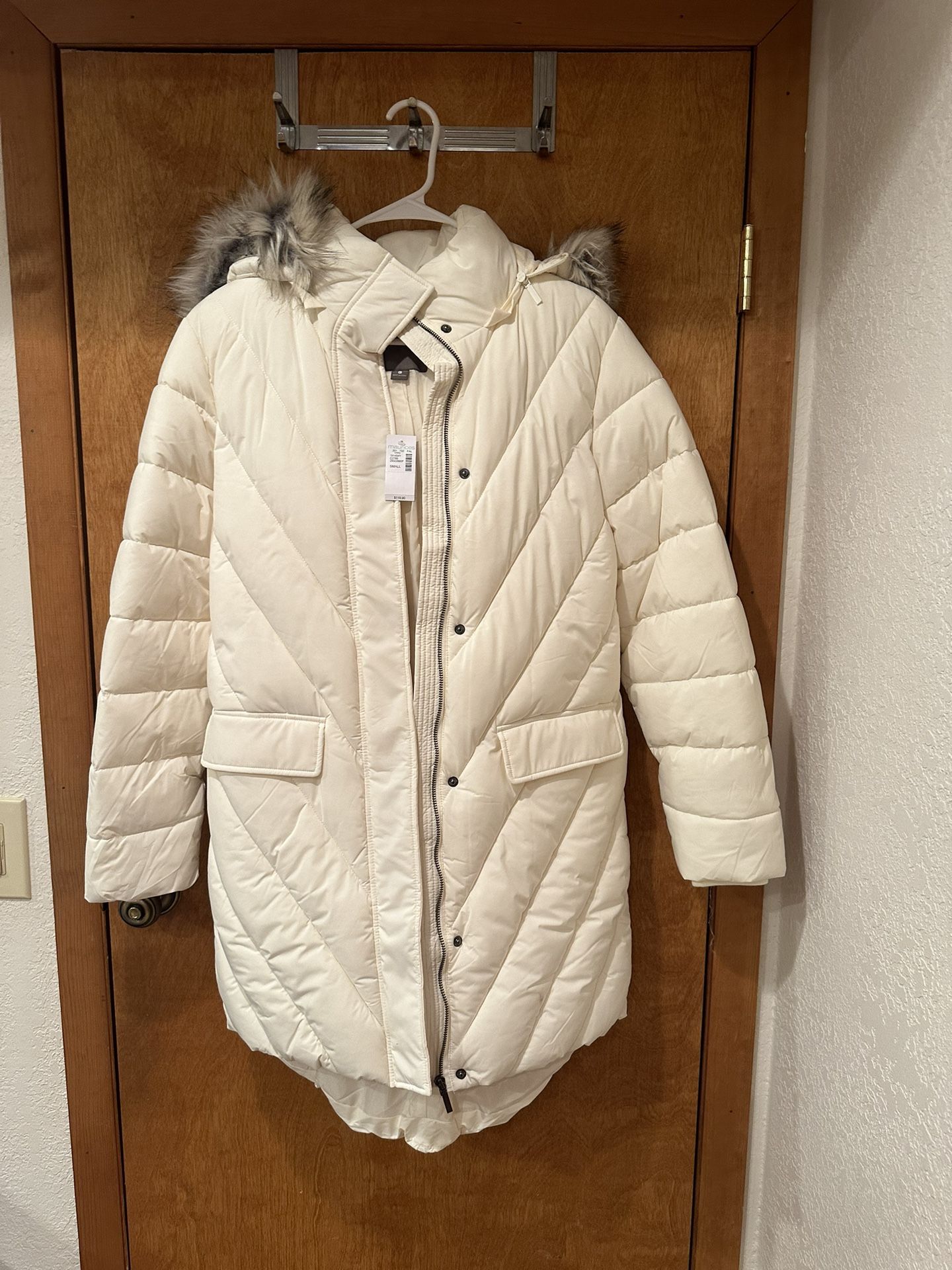 Brand New Woman’s Fur-Lined Hooded Coat