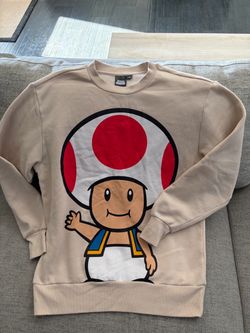 Mario toad crewneck
