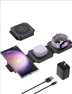 3 in 1 foldable charging station