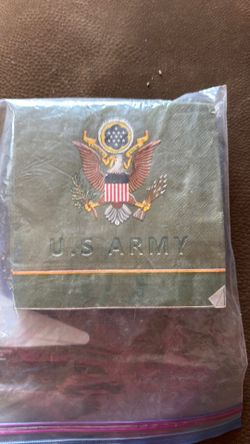 US Army Large Napkins