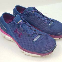 Under Armour Speedfoam Womens Sz 9  Running Athletic Shoes Blue 1288354-480