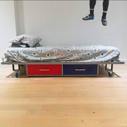 Pottery Barn Metal Frame Twin Bed 