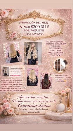 Extenciones tape in 100% cabello natural