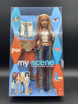 My Scene Barbie Doll by Mattel 2003 Early Aughts Style NIB RARE B3214