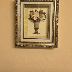 Framed Glass Painting 