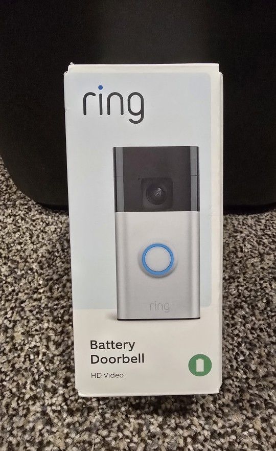 Ring Battery Doorbell.