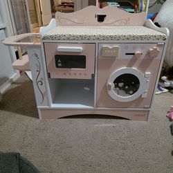 Robud Doll Changing Table with Bottle Warmer and Washing Machine.