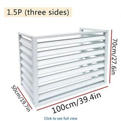 Aluminum Air Conditioner and Heat Pump Cover,Mini Split Air Conditioner Cover for Outside Units