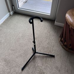 Black Metal Guitar Stand / Holder 
