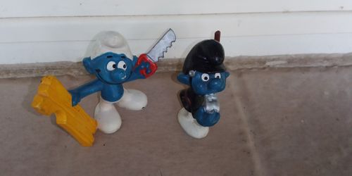 Vintage smurfs