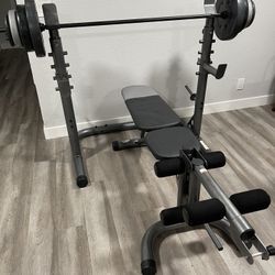 Bench Press And Weights 