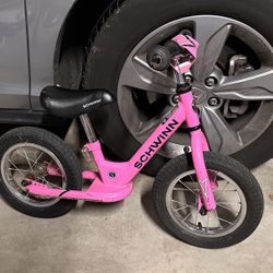 Pink schwinn 2024 balance bike