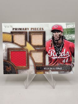 2025 Topps Museum Collection Elly De La Cruz Quad Patch /75