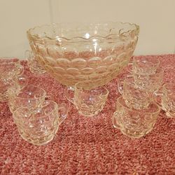 Vintage Jubilee Punch Bowl Set