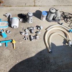 Intex Pool Pump With Accessories Included 