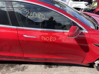 Front RH Passenger Side Door Assembly 2017 2023 Tesla Model 3 GREAT CONDITIONS✅