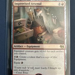 Improvised Arsenal - Teenage Mutant Ninja Turtles (TMT) Foil Magic The Gathering Mtg Card