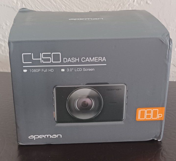 APEMAN C(contact info removed)p Dash Camera with 3 inch LCD Screen