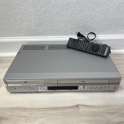 Sony SLV-D550P Hi-Fi Stereo VHS DVD VCR Video Cassette Recorder Combo w/Remote