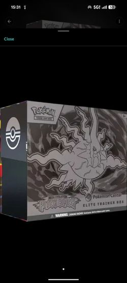 Pitch Black pokemon center ETB