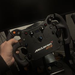 Fanatec CSL Elite McLaren GT3 V2 Formula Steering Wheel F1 for Sim Racing with QR1