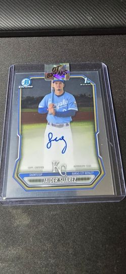 Topps Bowman Chrome 2026 Jaider Suarez 1st Bowman RC Auto Royals CPA-JS