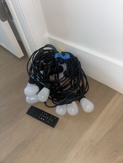 String Lights with Plug & Remote