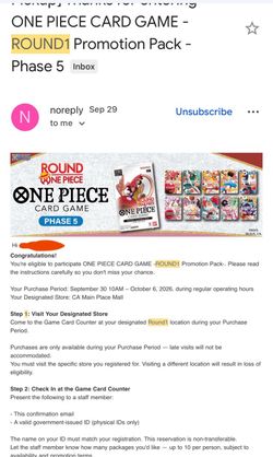 One Piece Round 1 Allocation Spot