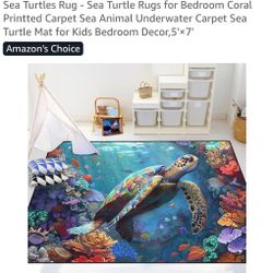 5x7 Sea Turtle Rug