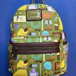 Loungefly Disney Pixar Up Dug Wilderness Mini Backpack - NWT  