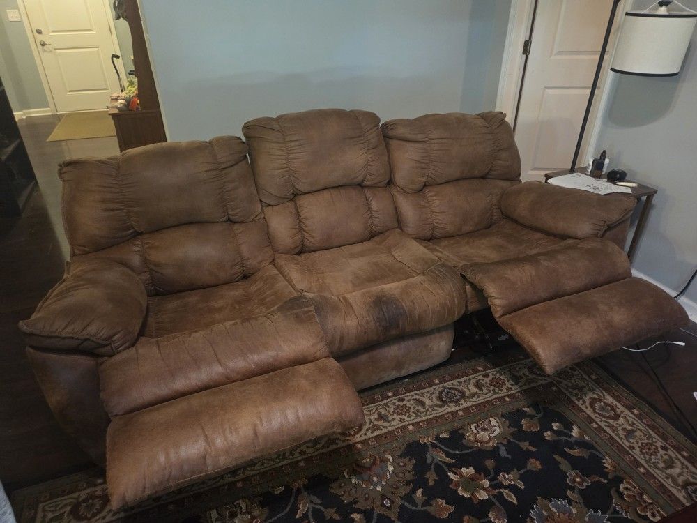 Recliner Sofa & Rocking Recliner Loveseat