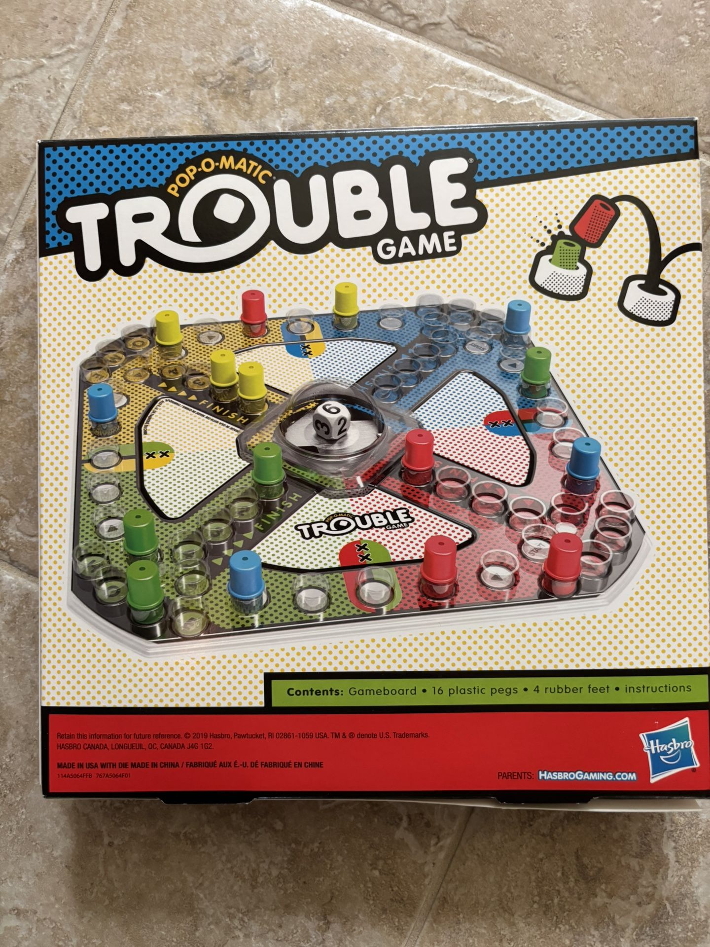 Trouble Board Game