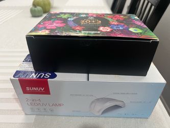 SUNUV 2-in-1 LED/UV Nail Lamp & gel polish