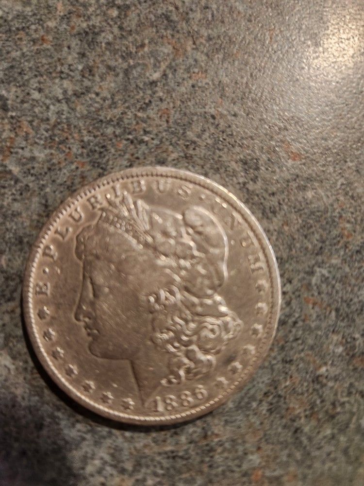 1886 O Silver Dollars 