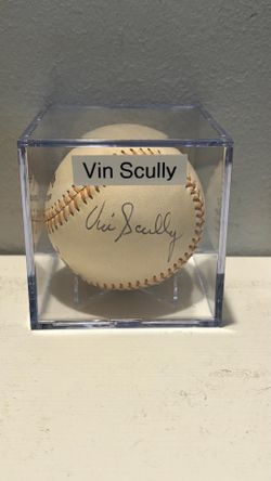 Vin Scully signed baseball