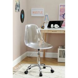 Clear Acrylic Metal Chair