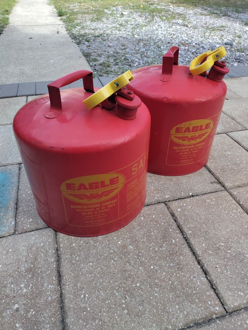 Eagle 5gallon Gas Tanks $40 each