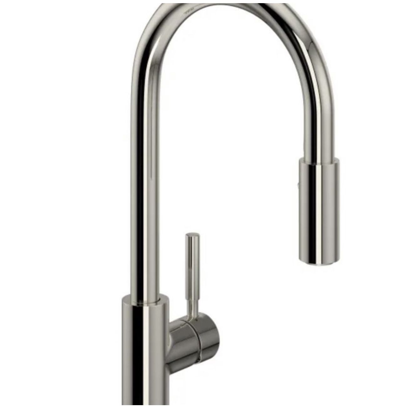 Rohl Lux 1.8 GPM Single Hole Pull Down Kitchen Faucet Model:R7520PN