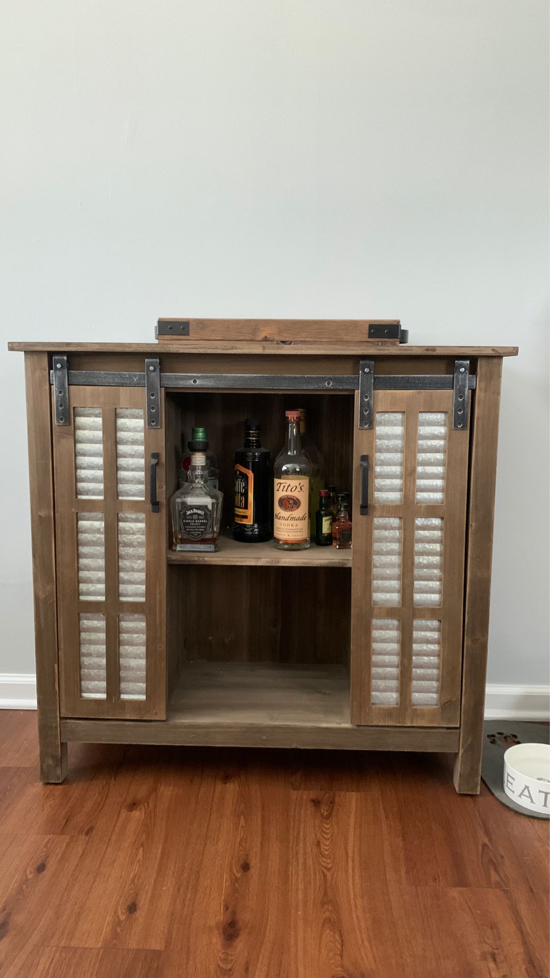 Mini bar with sliding doors (pick up only)