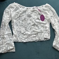 Off The Shoulder Lace Top