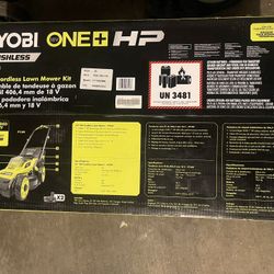brand New ryobi 18v lawn mower 16-inch