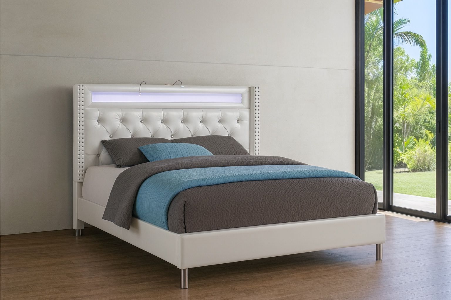 ✨LED QUEEN BED