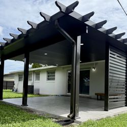 Aluminum Terrace, Pergola, Patio Cover and Screen Enclosure.