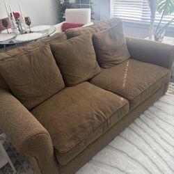Crate & Barrel Loveseat Couch Sofa 