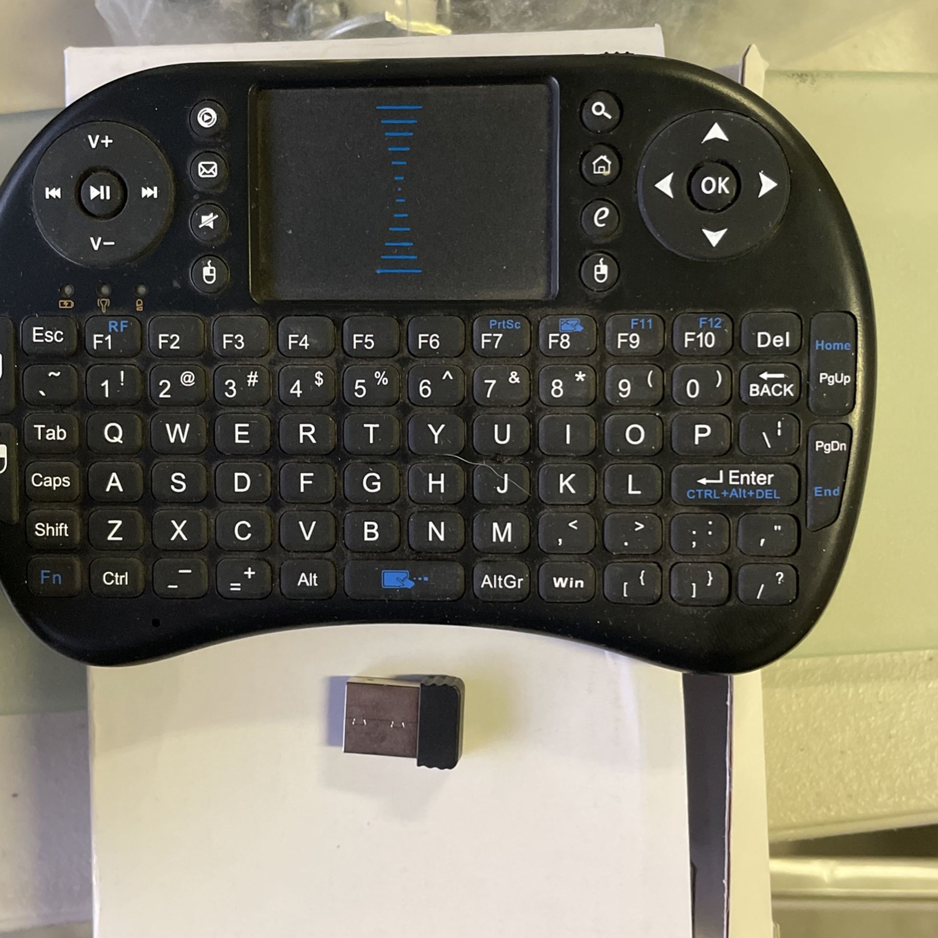 Mini Keyboard Wireless Remote