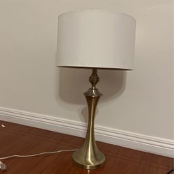 Gold Lamp With Shade