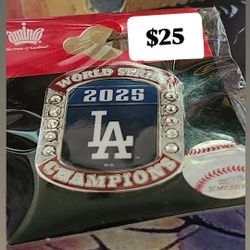 World Series Champions Pin -  Dodgers Champions Ring Pin 2025