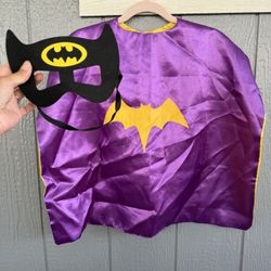 Batman Kids Costume Play Pretend Cape And Mask
