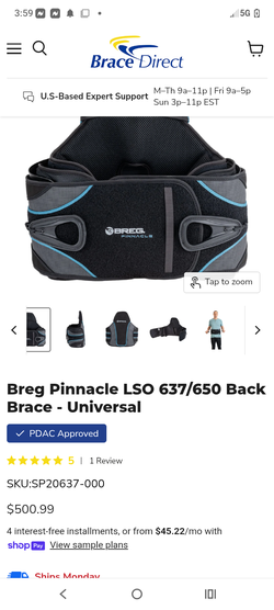 Bregs back brace..